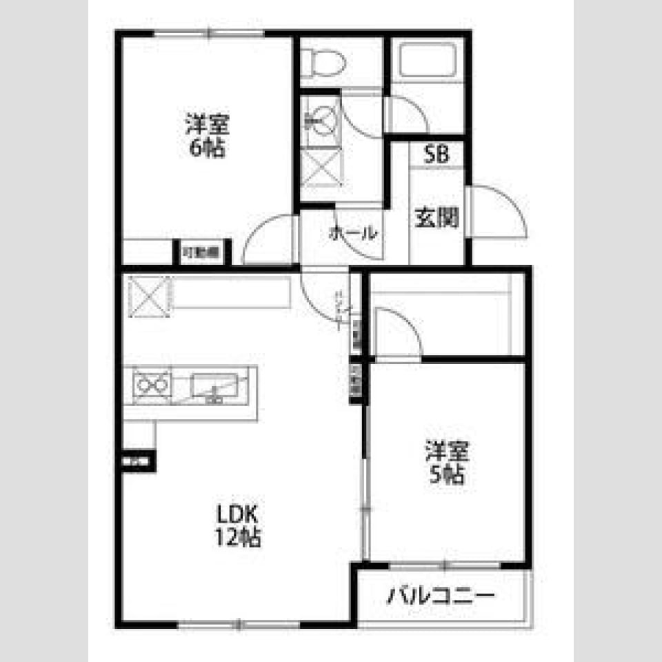 いい意味で騙された！の間取り図
