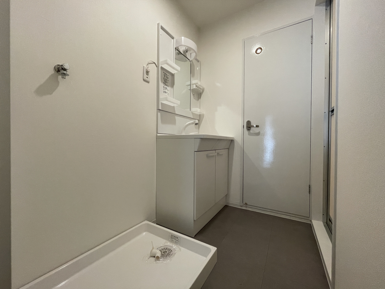 洗面スペースもとっても綺麗ですね