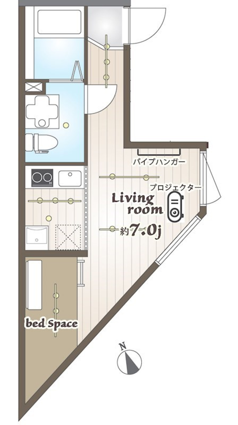 日常が絵画のように［ペット可］の間取り図