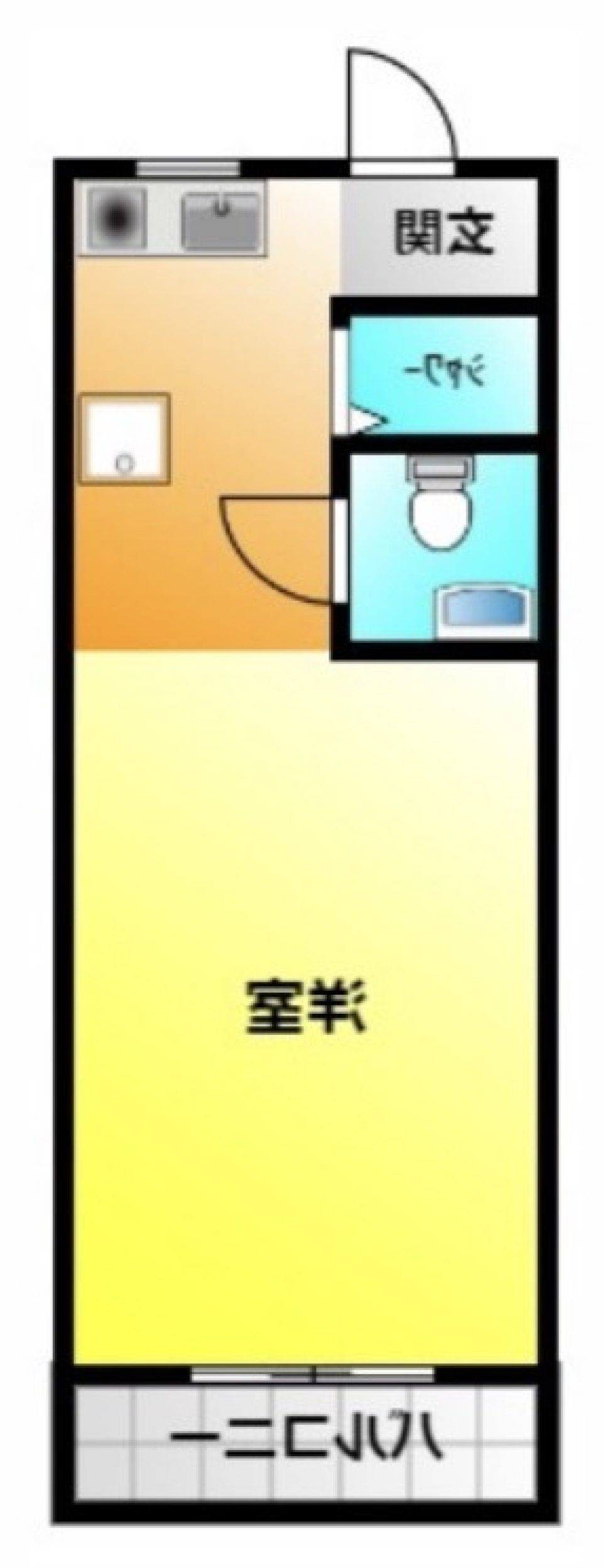 深緑のトリコ［ペット可］の間取り図