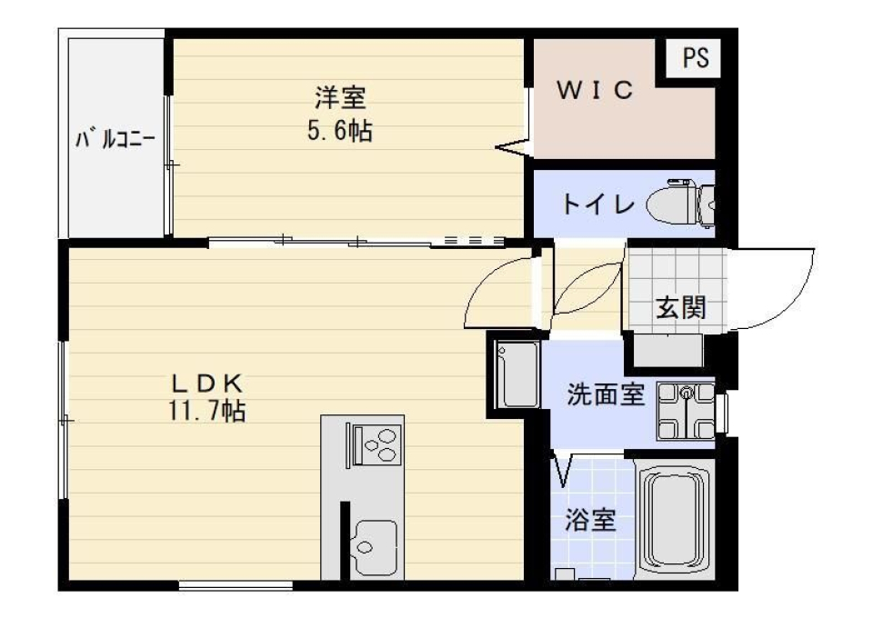 おとなカッコイイ生活の間取り図
