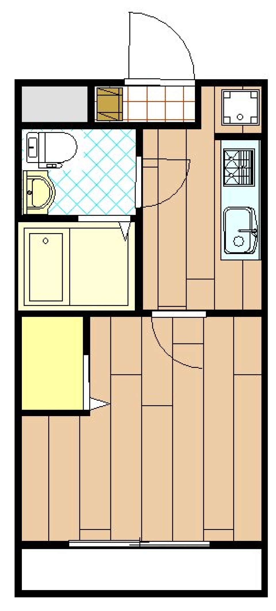 マイペースに暮らすの間取り図