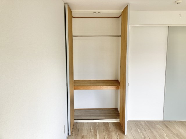 収納を開けたところ