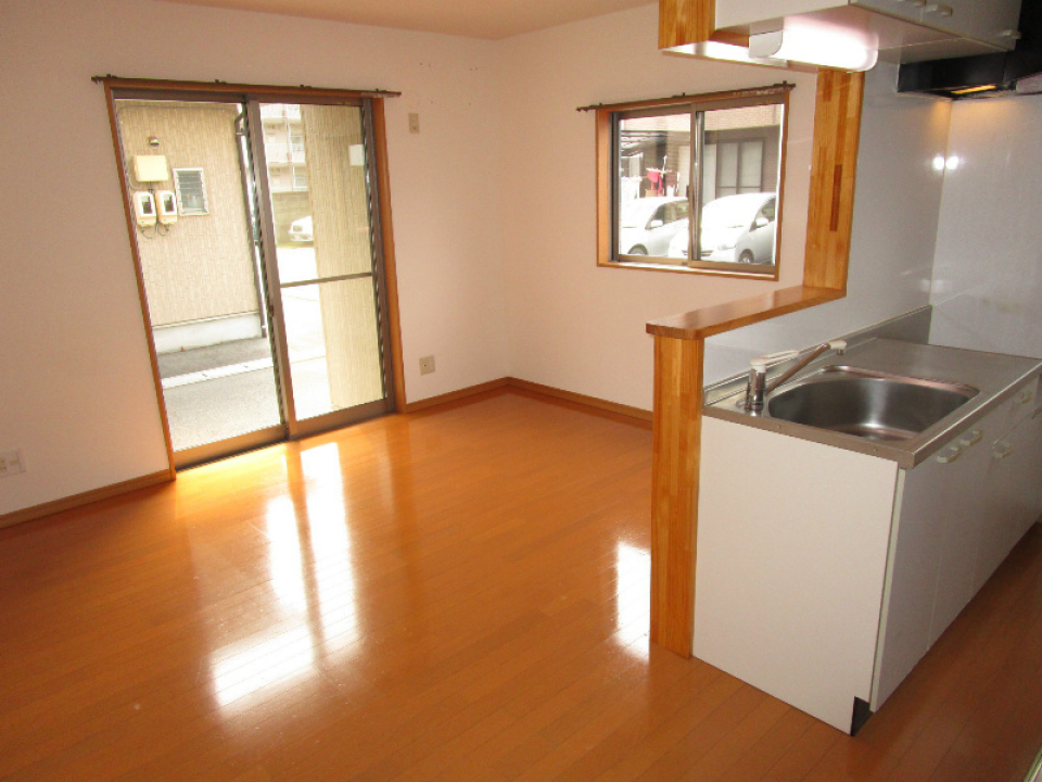 対面式キッチンのあるお部屋です