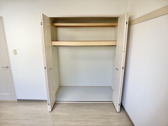 収納を開けたところ