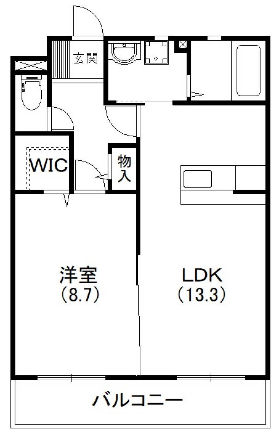 今日の間取りは気分次第の間取り図