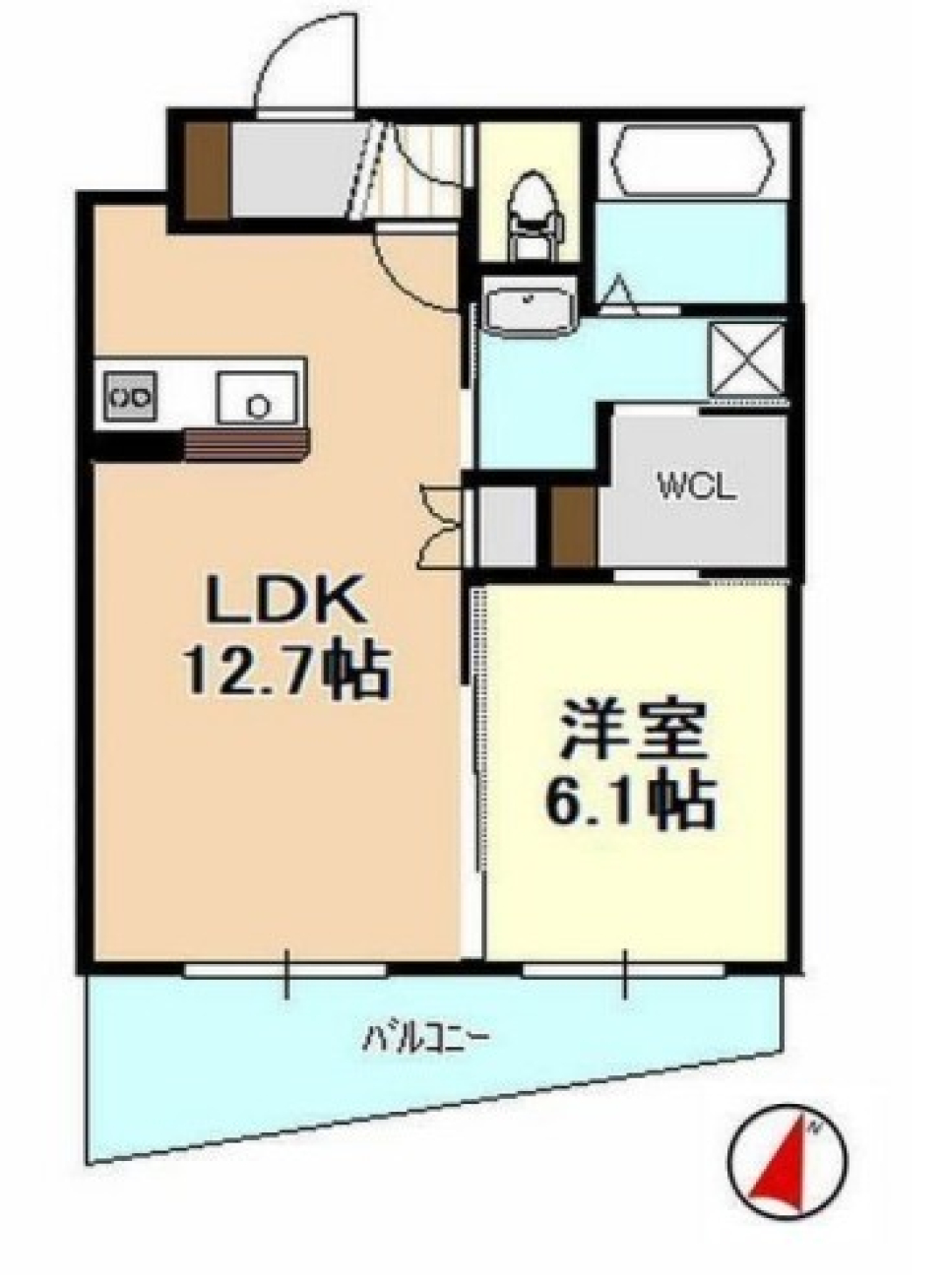 緑感じるアーバンライフの間取り図