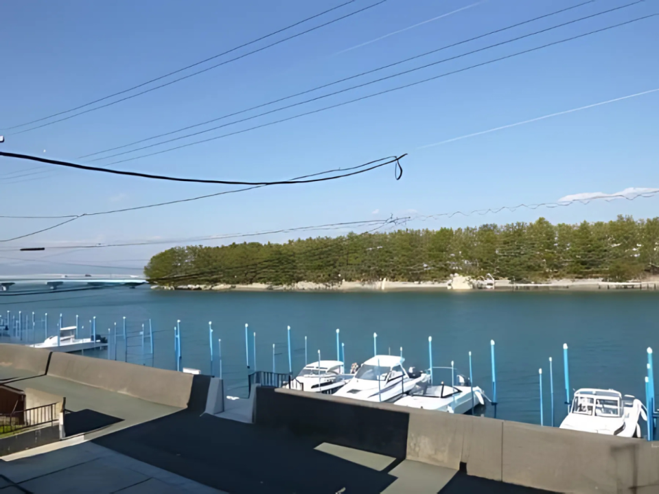 駐車場の目の前、絶景の浜名湖View！