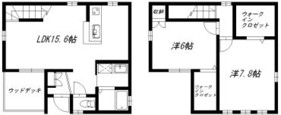 浜名湖と海のはざまで［戸建］の間取り図