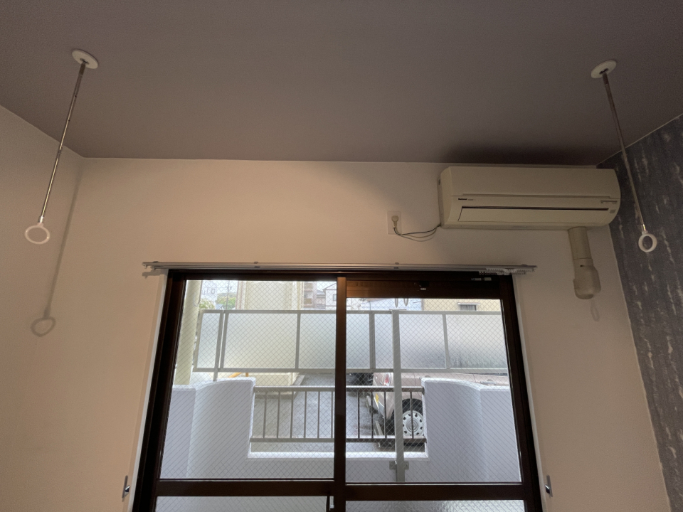 部屋干しもできます