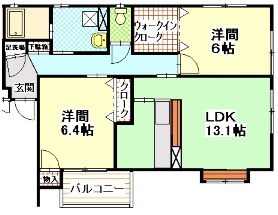 ワンニャンファーストなおうち［ペット可］の間取り図