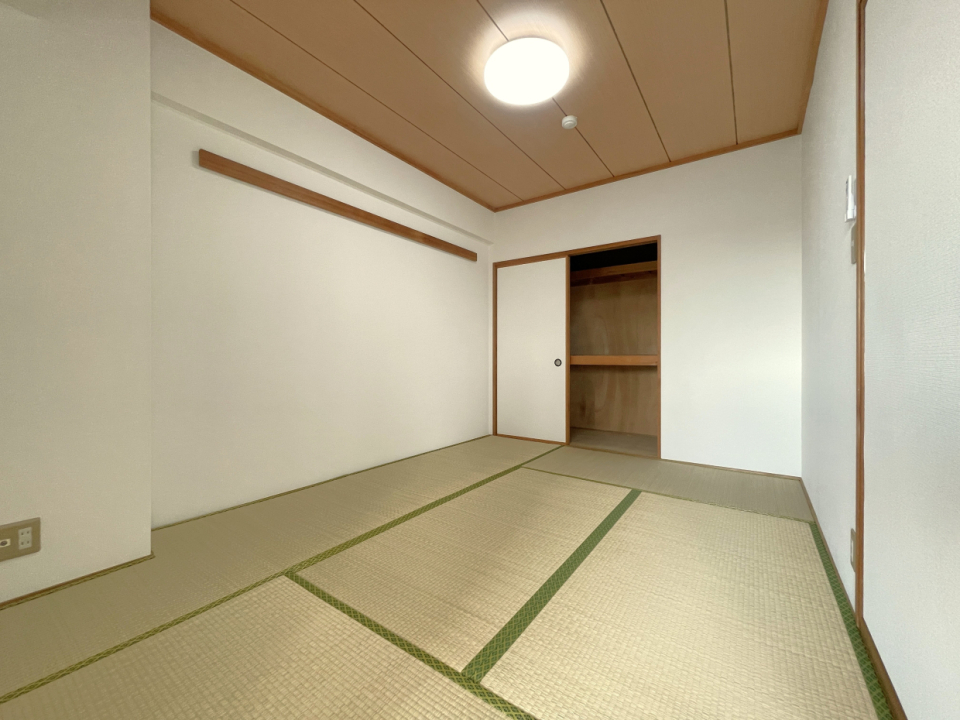 和室は6帖。押し入れ付きです