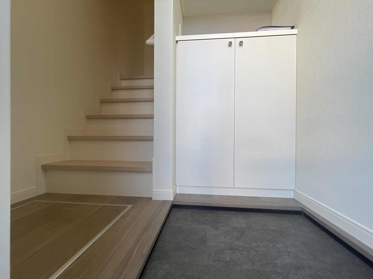 開放的な玄関です