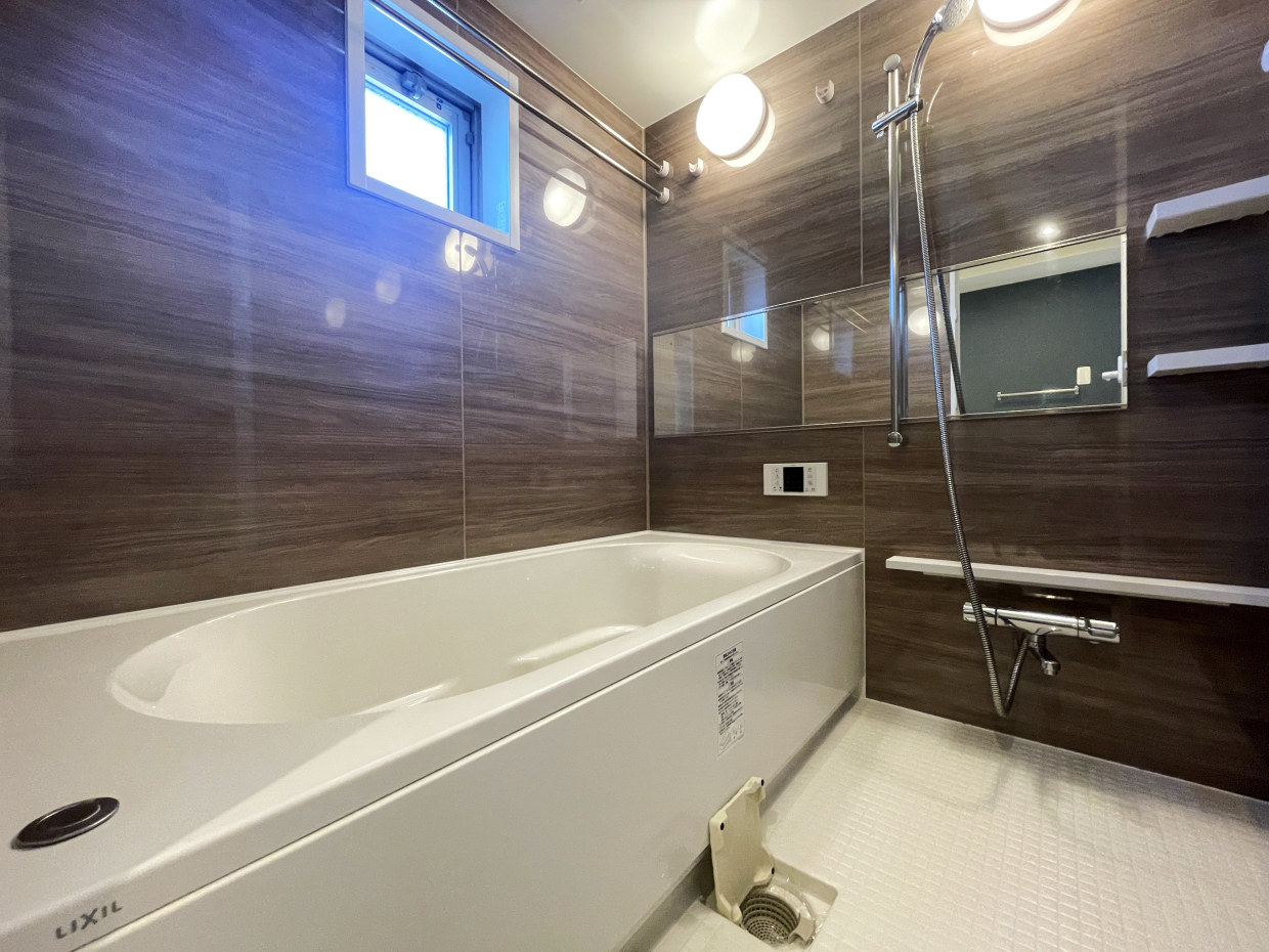 お風呂はなんだかホテルみたい。