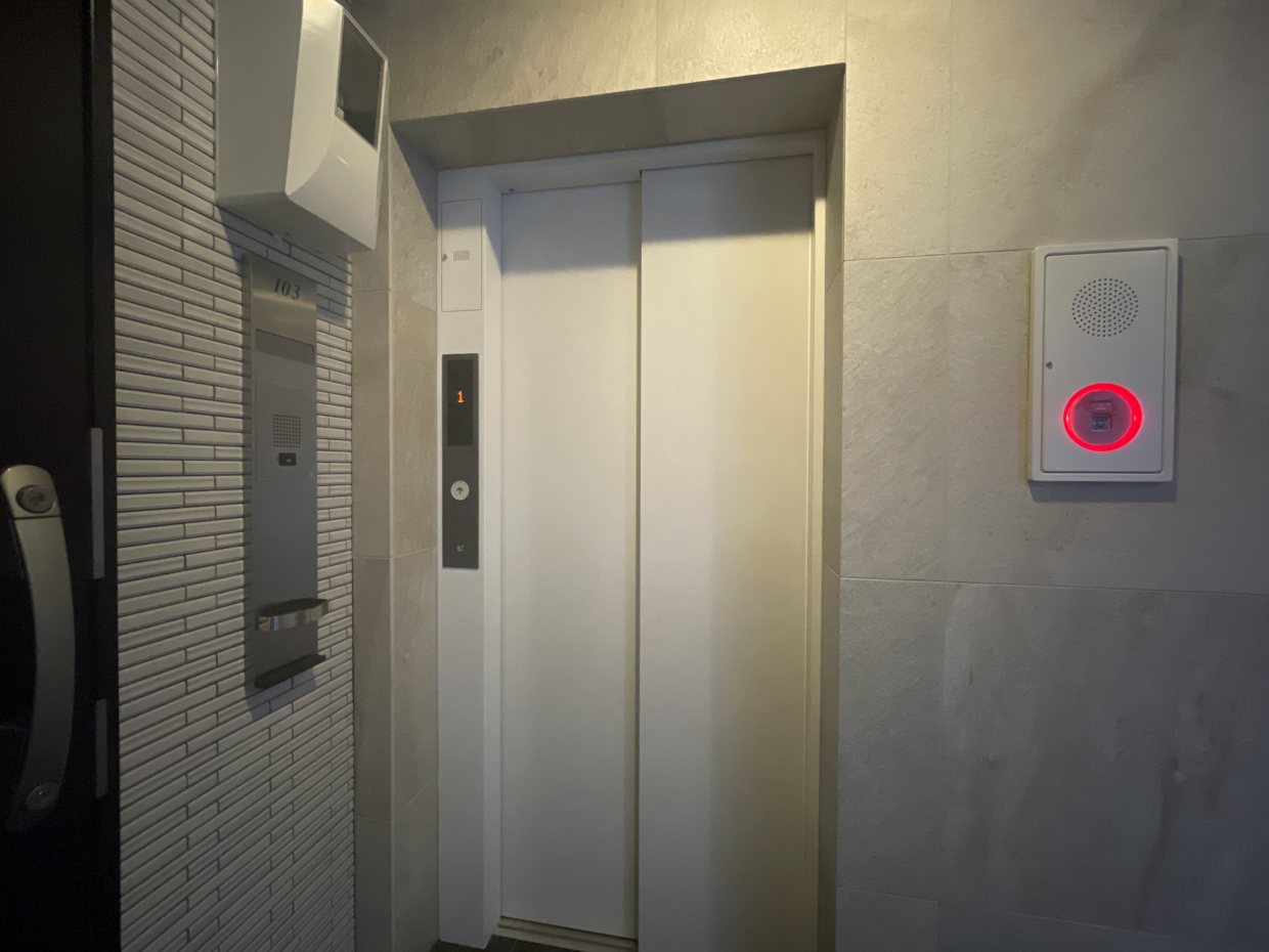 エレベーターもあります。