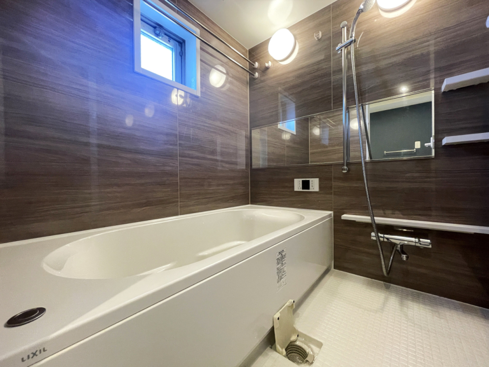 お風呂はなんだかホテルみたい。