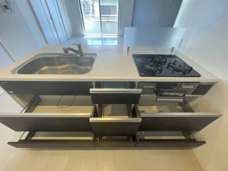 収納もたっぷりで助かります