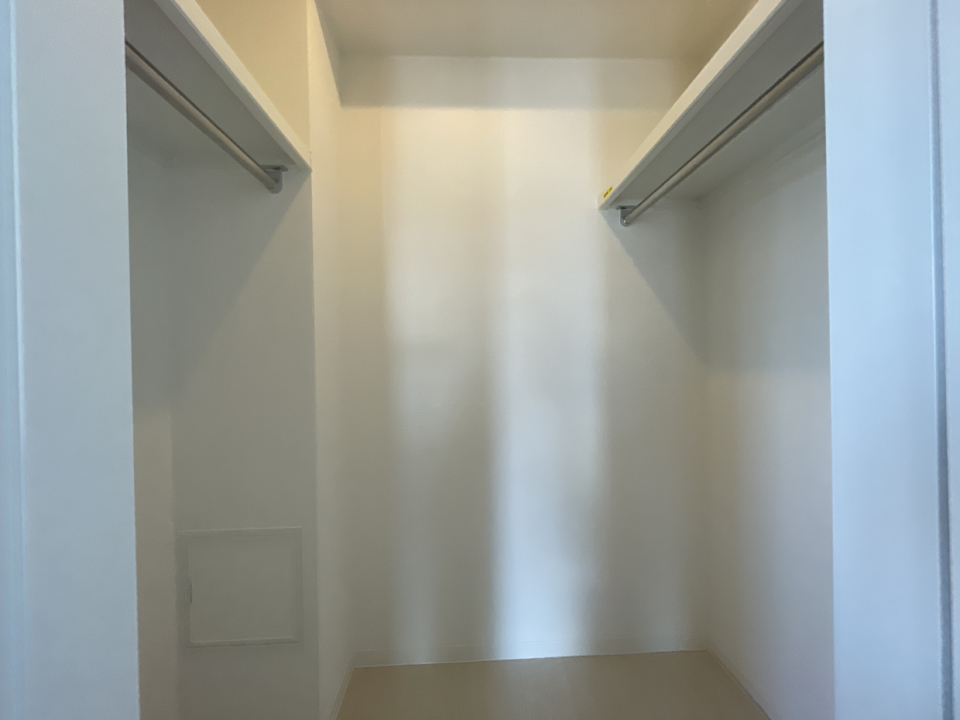 こちらにもウォークインクローゼット。