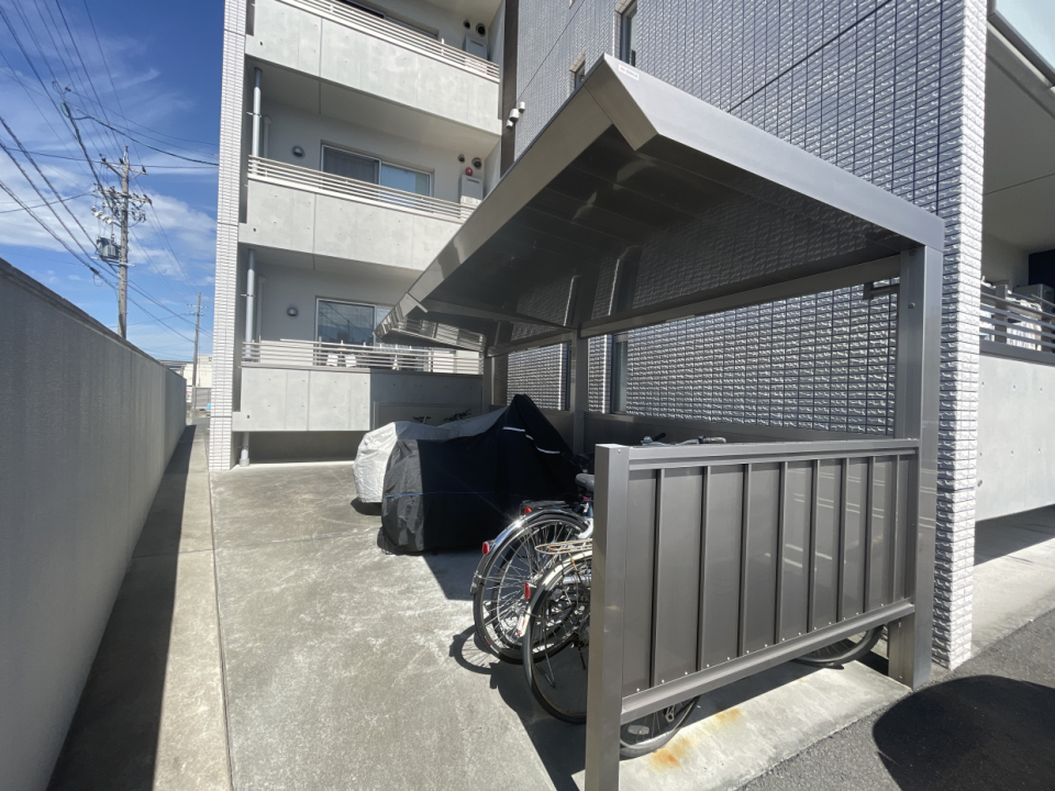 もちろん駐輪場もあります