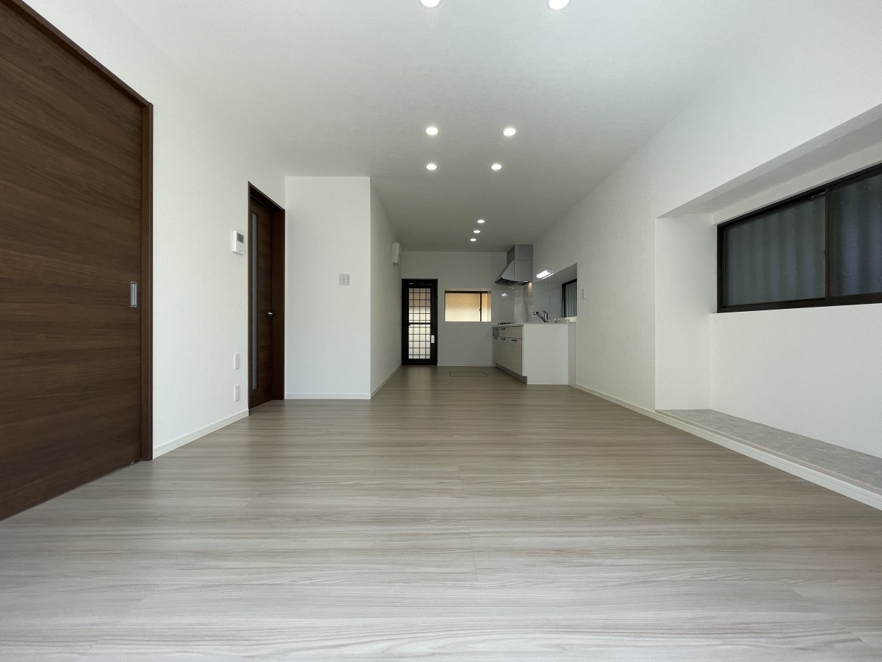 LDKは約17帖、広々のびのび使えます