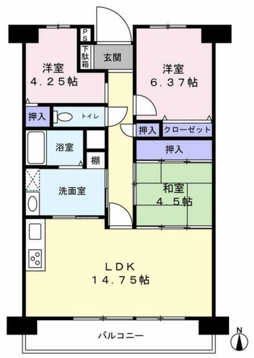 シンプルだからこそ自由度の高い間取り