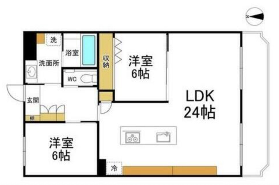 【売買物件】モデルルームに住まう［ペット可］の間取り図