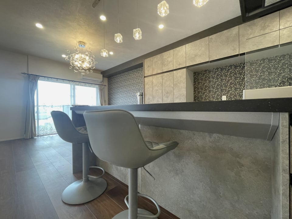 バーみたいなカウンター