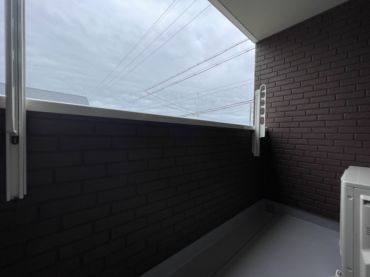 2階のLDKからバルコニーに出られます