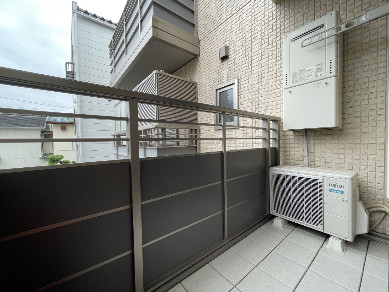 バルコニーは南面についているのでお布団などもばっちり干せそう