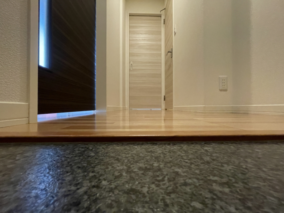 玄関の段差は低め