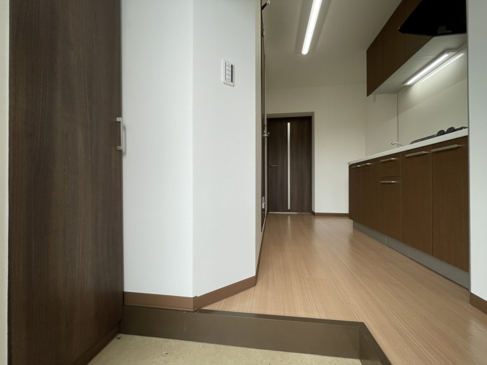 玄関を開けた瞬間の景色