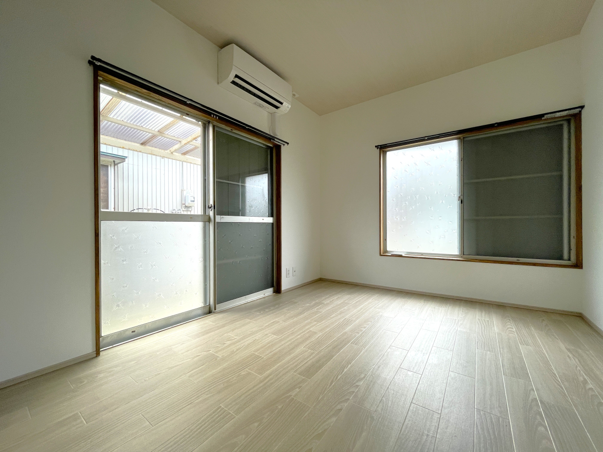 窓が2面にあるので自然換気もしやすそう