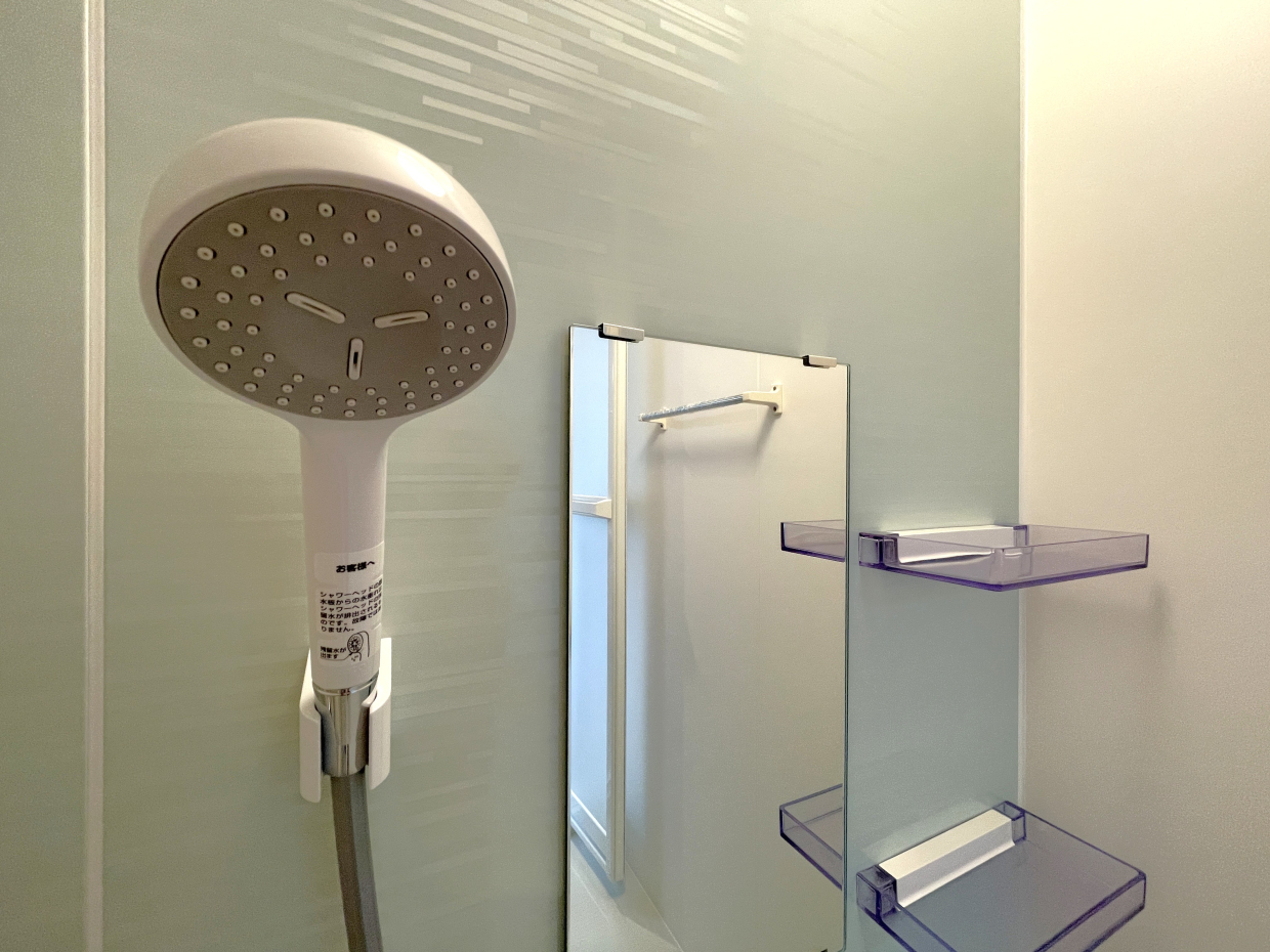 シャワーヘッドも新しくなっていて使い勝手が良さそう