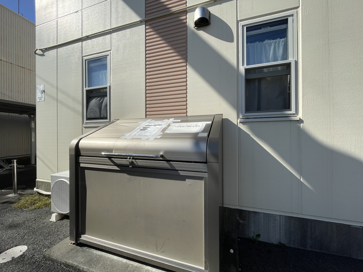 敷地内ゴミ置き場は忙しい朝の味方