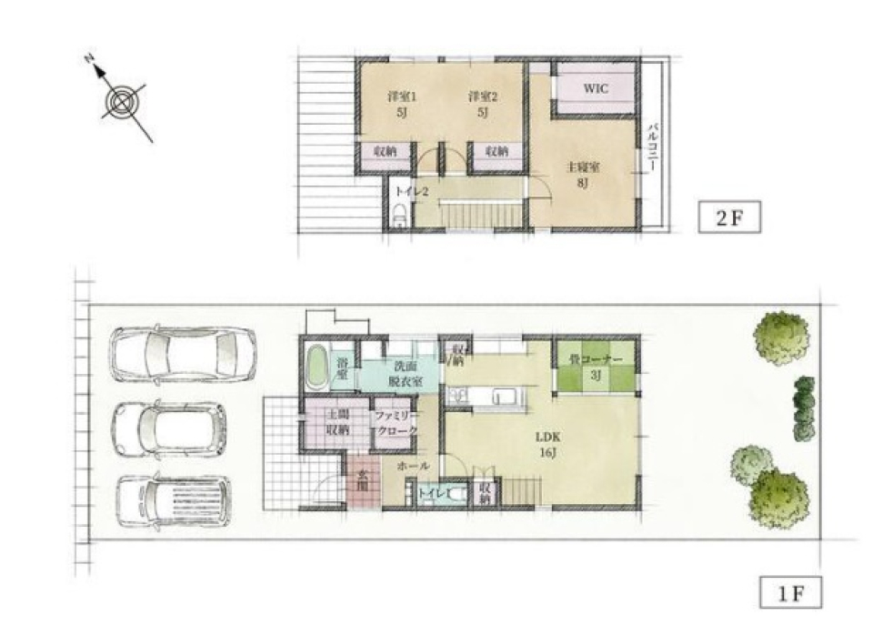 【売買物件】この家、気持ちいい暮らしのアイデア詰まってるの間取り図
