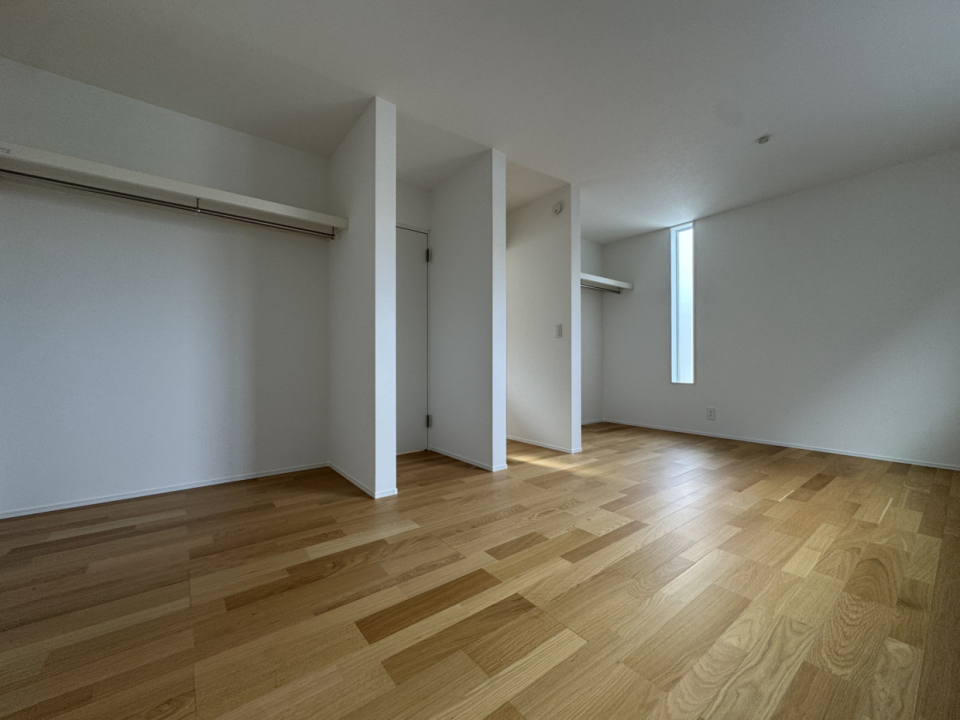 それぞれにドアが付いているので、家族構成の変化に合わせて使える