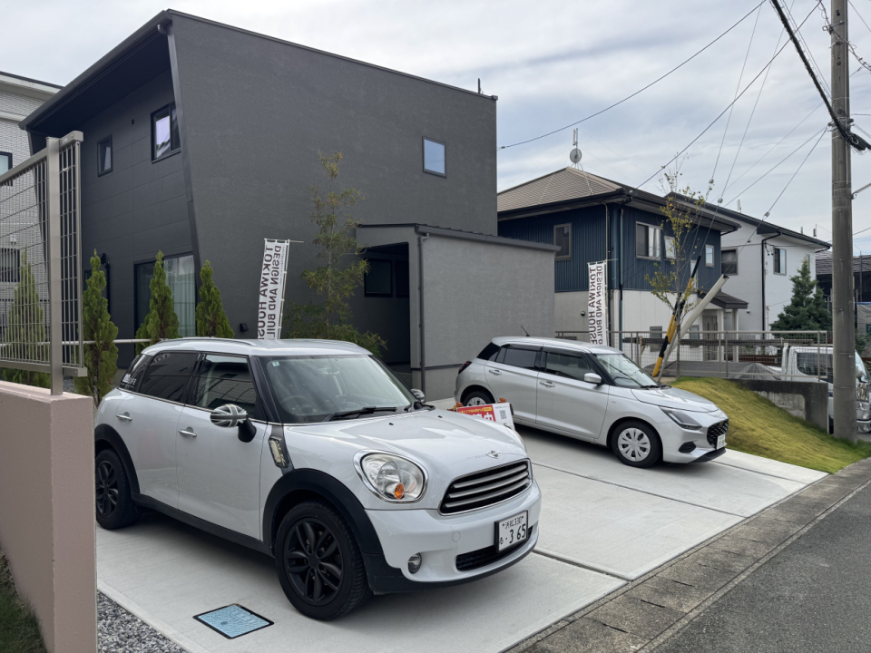 駐車スペースも3台確保できている