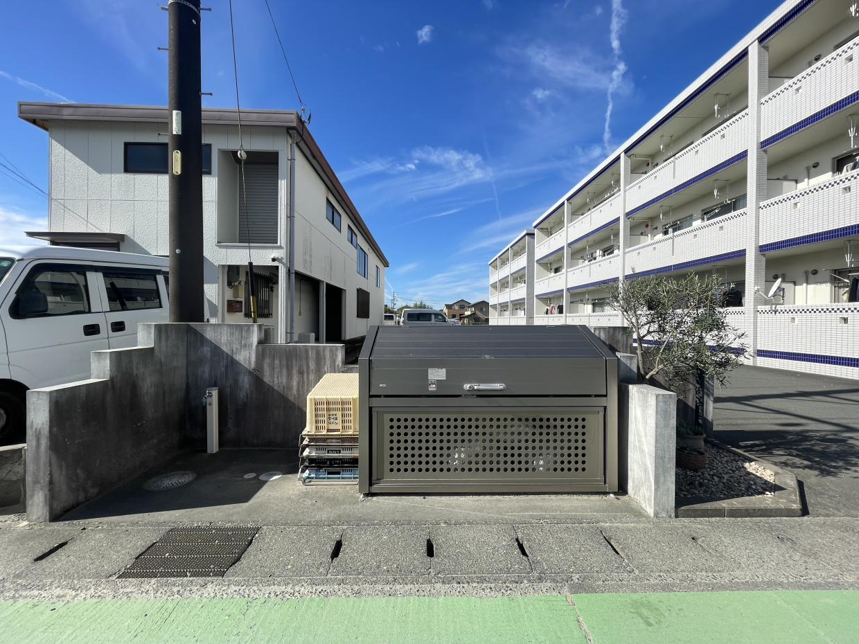 敷地内ゴミ捨て場は忙しい朝の味方