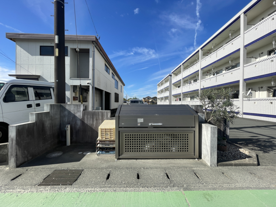 敷地内ゴミ捨て場は忙しい朝の味方