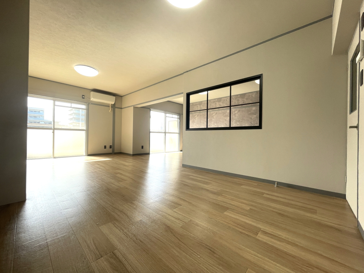 これだけの広さ、余裕を持ってゆったり暮らせます