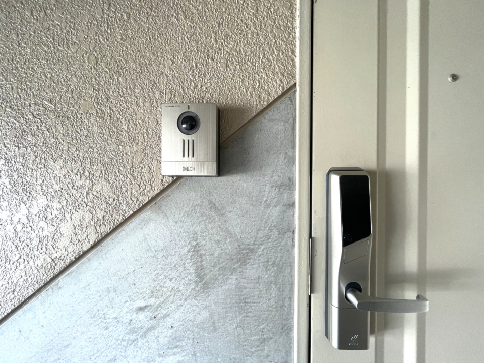 鍵はデジタルロックで持ち歩き不要