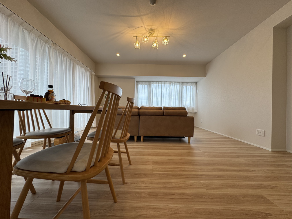 広々したリビングスペース