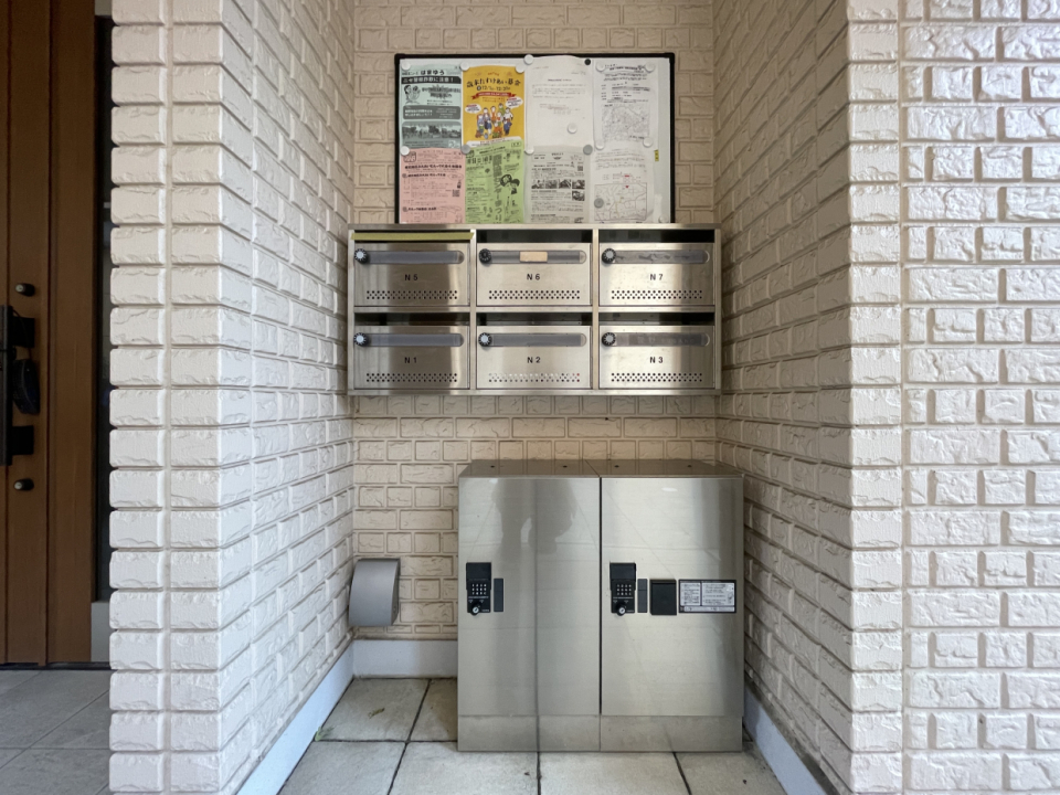 メールボックスと宅配ボックス