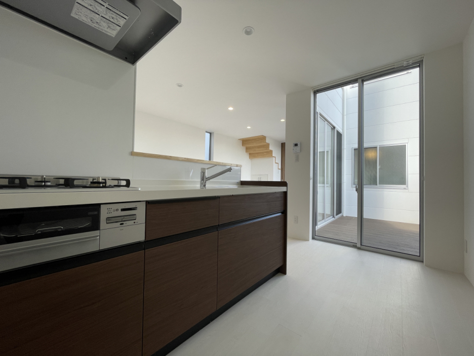 3口のガスコンロ