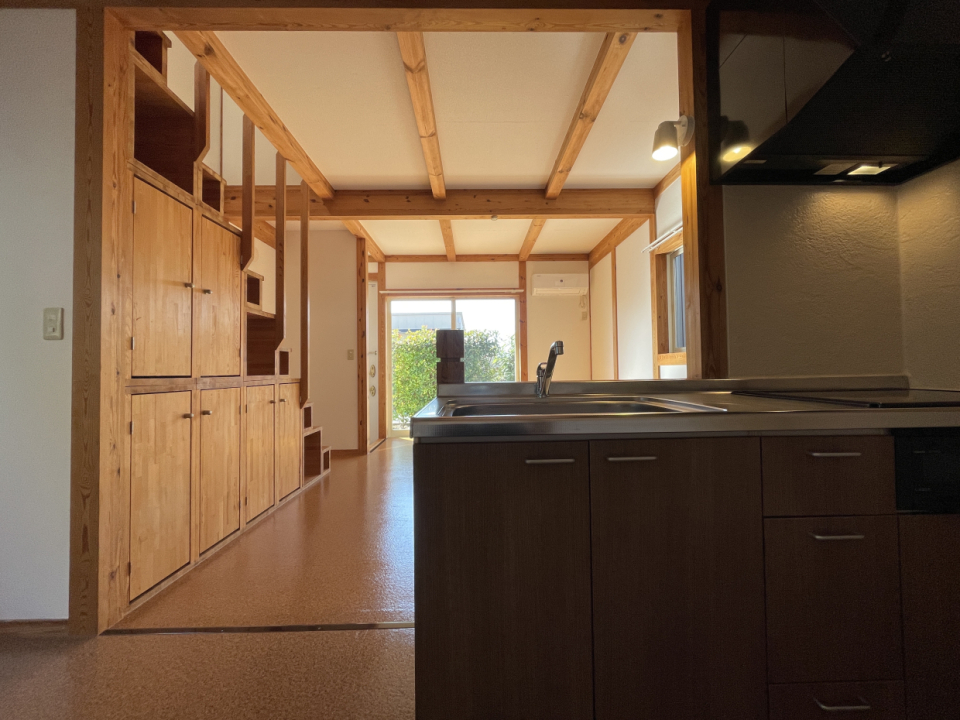 キッチンからLDK