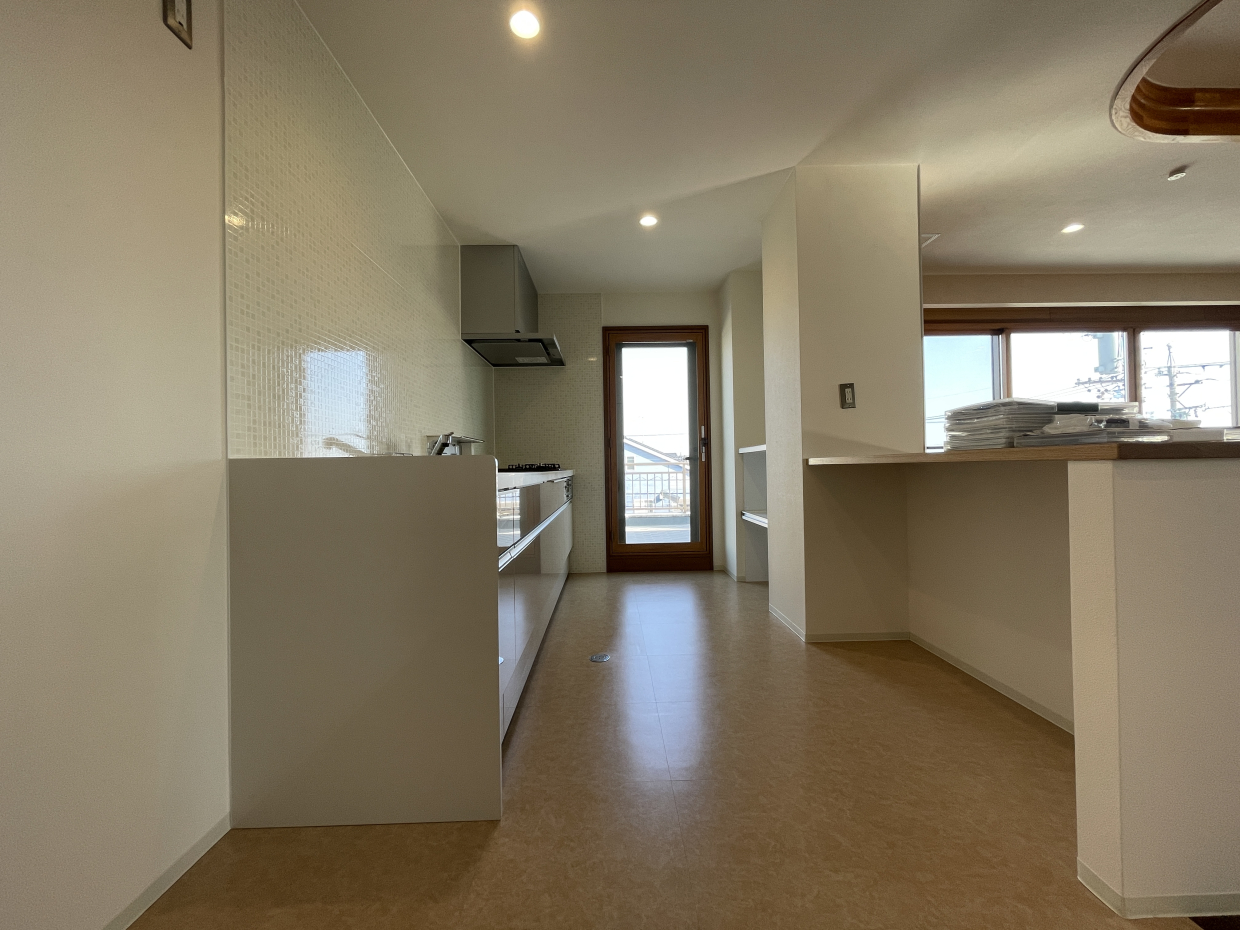 キッチンも収納たっぷりで使い勝手ばっちり