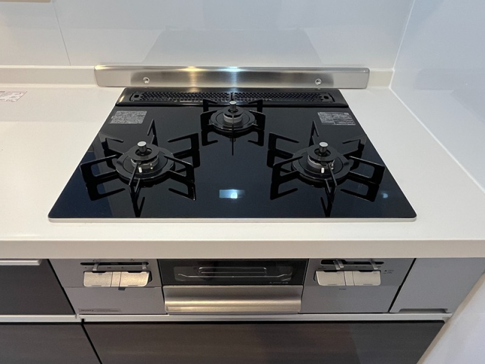 3口ガスコンロでお料理はかどる