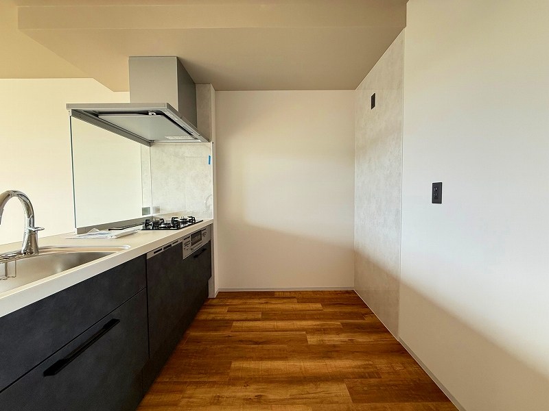 調理スペースもゆとりのある広さ