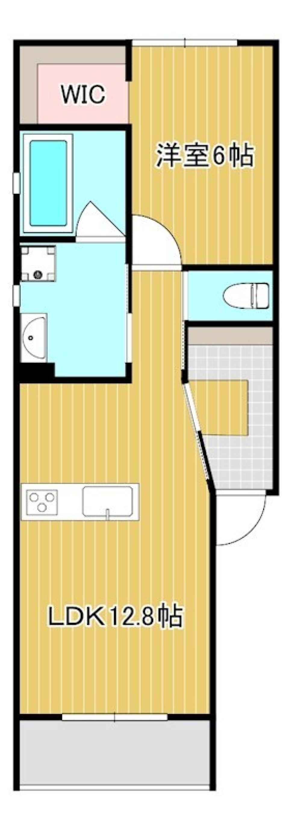 意志を感じるデザインの間取り図