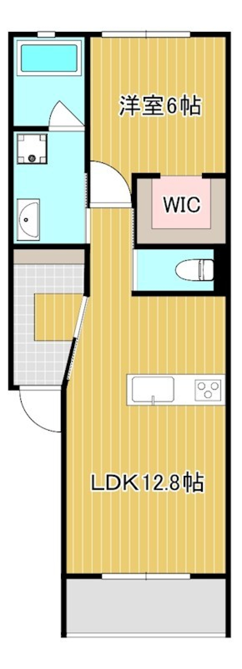 「1階は不安」という常識を覆す、鉄壁の守り！の間取り図
